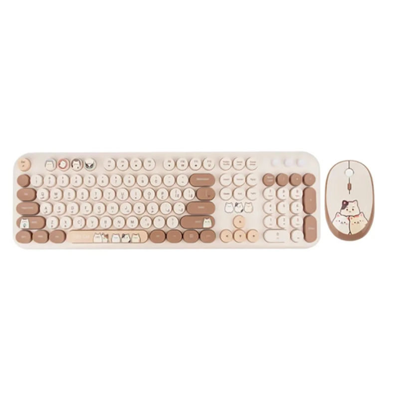 کیبورد و ماوس بی سیم MOFII مدل Silly Cat